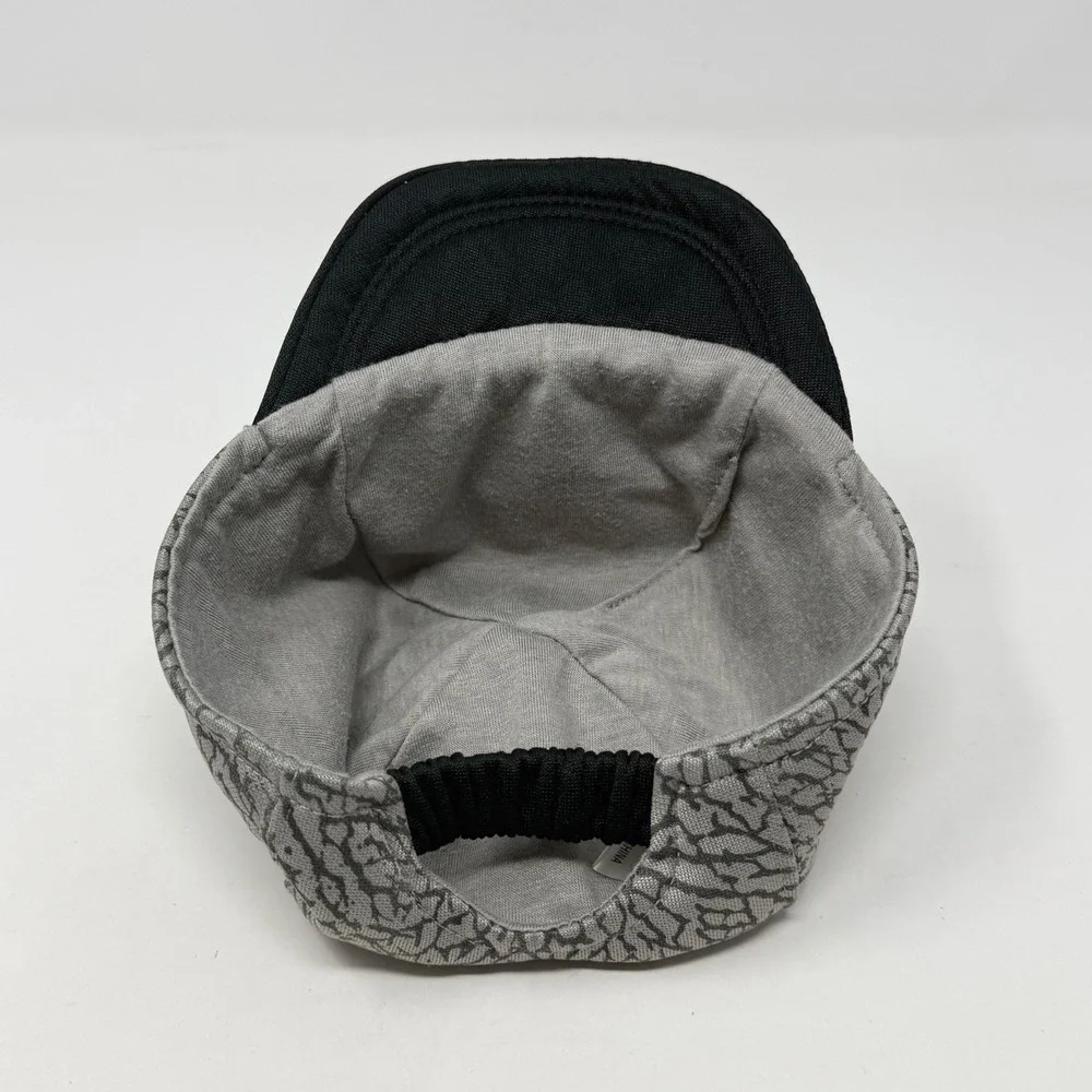 Jordan Brooklyn Elephant Print Grey Black Infant Hat Cap 12M Jumpman 7993-023